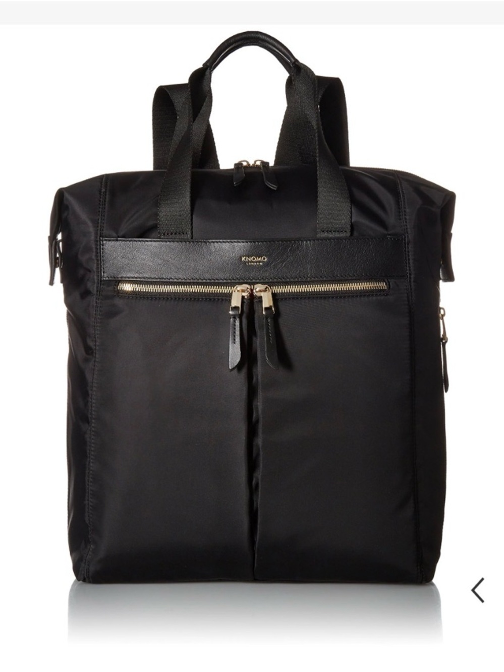 KNOMO London Mayfair Chiltern Convertible Laptop Tote Backpack Bag